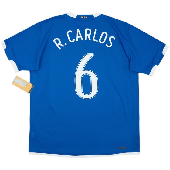 2006-07 Brazil Away Shirt R.Carlos #6 (XL)
