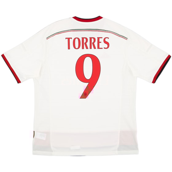 2014-15 AC Milan Away Shirt Torres #9 (XL)