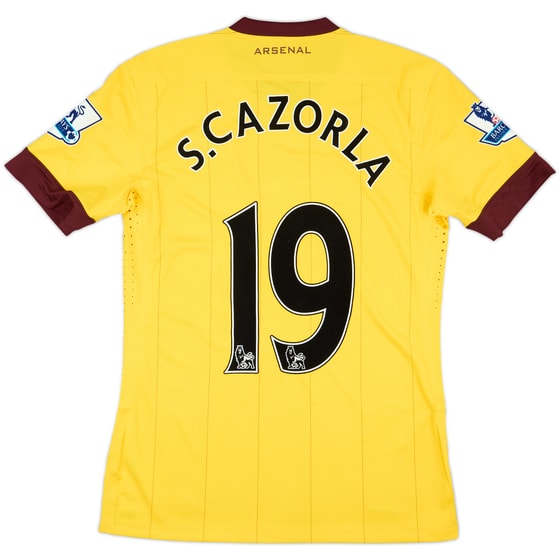 2012-13 Arsenal Match Issue Third Shirt S.Cazorla #19