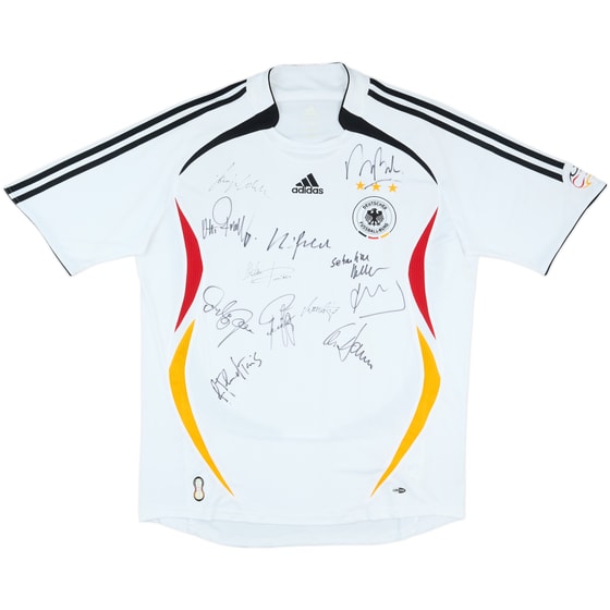 2005-07 Germany Squad Signed Home Shirt - 8/10 - (L)
