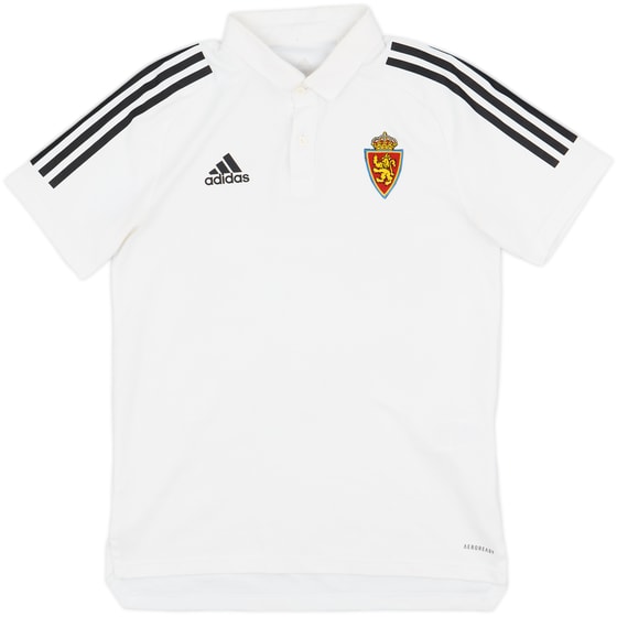 2019-20 Real Zaragoza adidas Polo Shirt - 9/10 - (S)