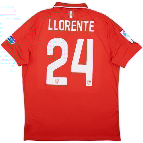 2015-16 Sevilla Away Shirt Llorente #24 - 6/10 - (L)