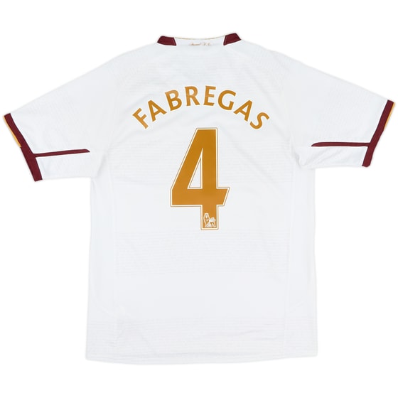 2007-08 Arsenal Away Shirt Fabregas #4 - 8/10 - (M)