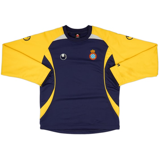 2007-08 Espanyol Uhlsport Sweat Top - 8/10 - (S)