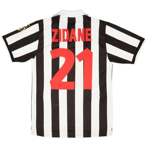 1998-99 Juventus Home Shirt Zidane #21 - 6/10 - (S)