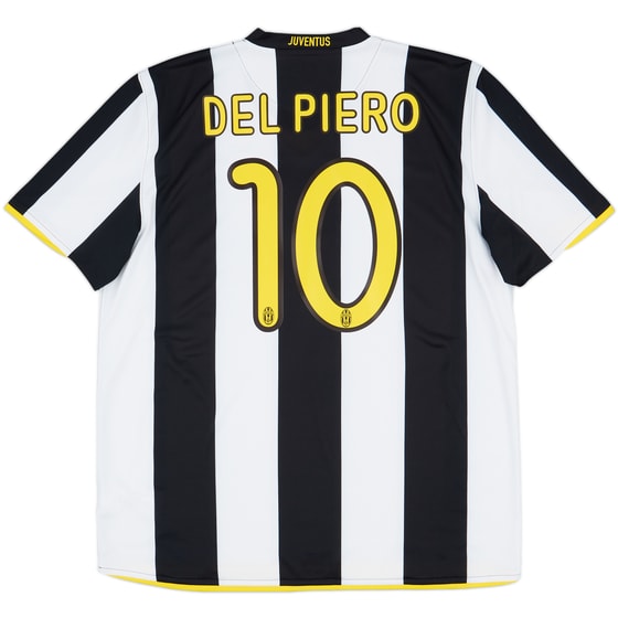 2008-09 Juventus Home Shirt Del Piero #10 - 9/10 - (XL)