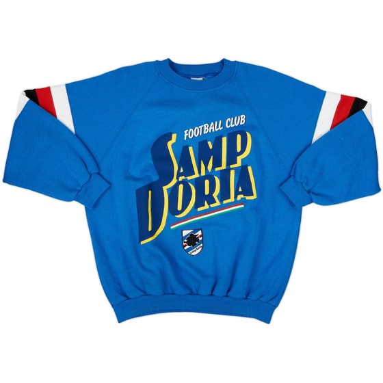 1990-91 Sampdoria Le Felpe Dei Grandi Club Sweat Top - 8/10 - (L)