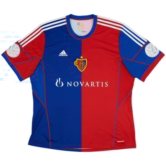 2013-14 FC Basel Home Shirt - 4/10 - (XXL)