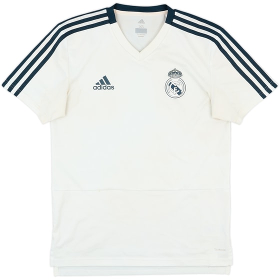 2018-19 Real Madrid adidas Training Shirt - 4/10 - (XS)