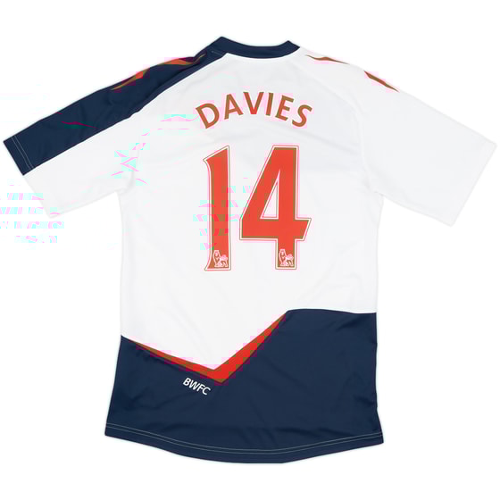2011-12 Bolton Home Shirt Davies #14 - 5/10 - (M)