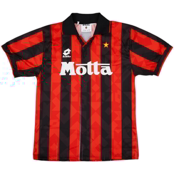 1993-94 AC Milan Home Shirt - 4/10 - (M)