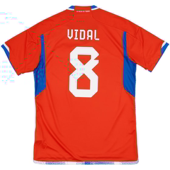 2022-23 Chile Home Shirt Vidal #8 - 10/10 - (L)