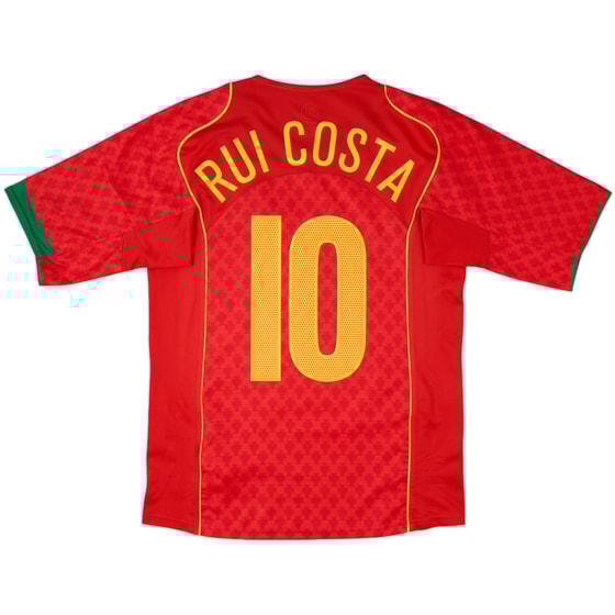 2004-06 Portugal Home Shirt Rui Costa #10 - 8/10 - (S)