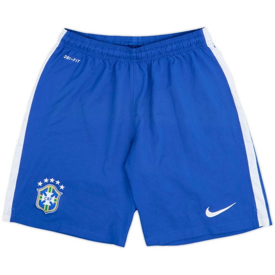 2014-16 Brazil Home Shorts - 8/10 - (M)