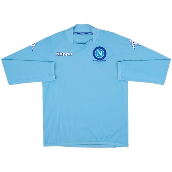 2004-05 Napoli Home L/S Shirt - 5/10 - (L)