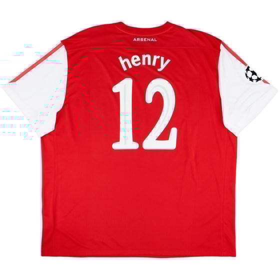 2011-12 Arsenal Home Shirt Henry #12 - 8/10 - (3XL)