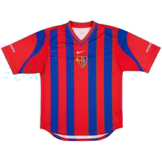 2000-02 FC Basel Home Shirt - 8/10 - (S)
