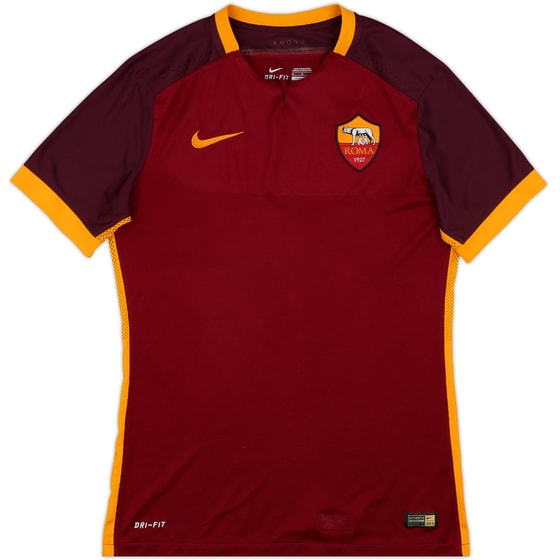 2015-16 Roma Authentic Home Shirt - 4/10 - (M)