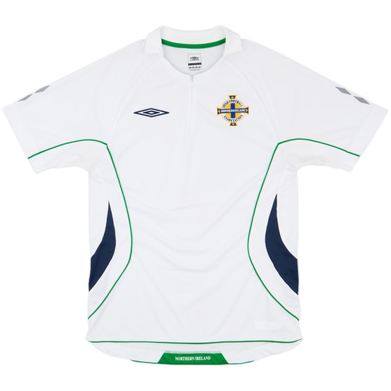 2004-05 Northern Ireland Umbro 1/4 Zip Training Shirt - 6/10 - (M)