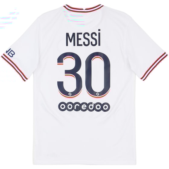 2021-22 Paris Saint-Germain Fourth Shirt Messi #30 - 9/10 - (S)