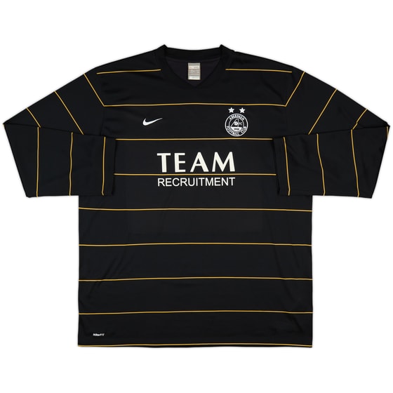 2009-10 Aberdeen Away L/S Shirt - 8/10 - (XXL)
