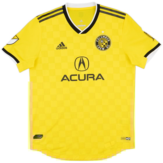 2019 Columbus Crew Authentic Home Shirt - 9/10 - (M)