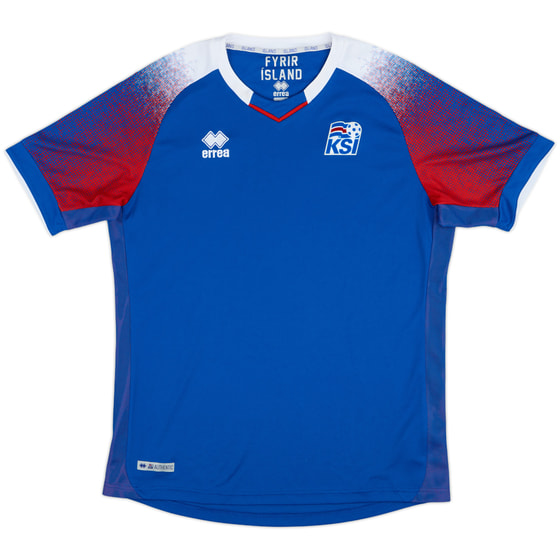 2018-19 Iceland Home Shirt - 7/10 - (XL)