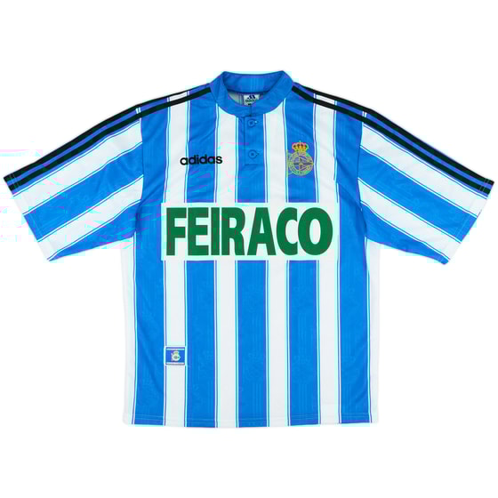 1996-98 Deportivo de La Coruna Home Shirt - 10/10 - (M)
