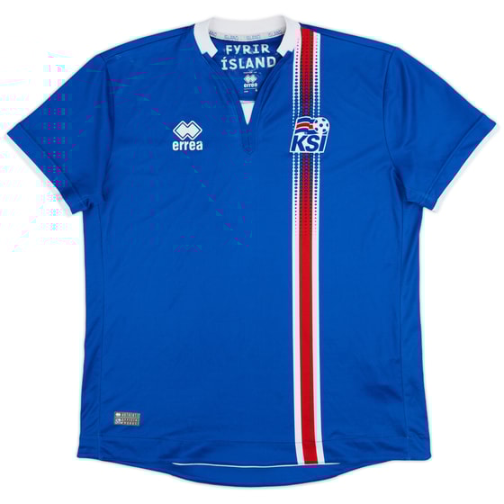2016-18 Iceland Home Shirt - 4/10 - (S)
