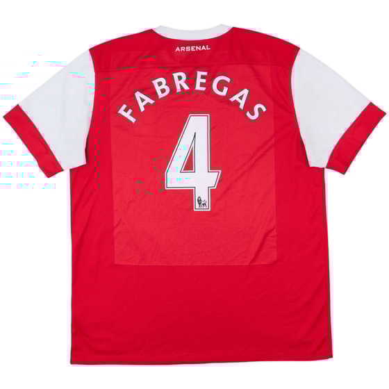 2010-11 Arsenal Home Shirt Fabregas #4 - 8/10 - (XL)