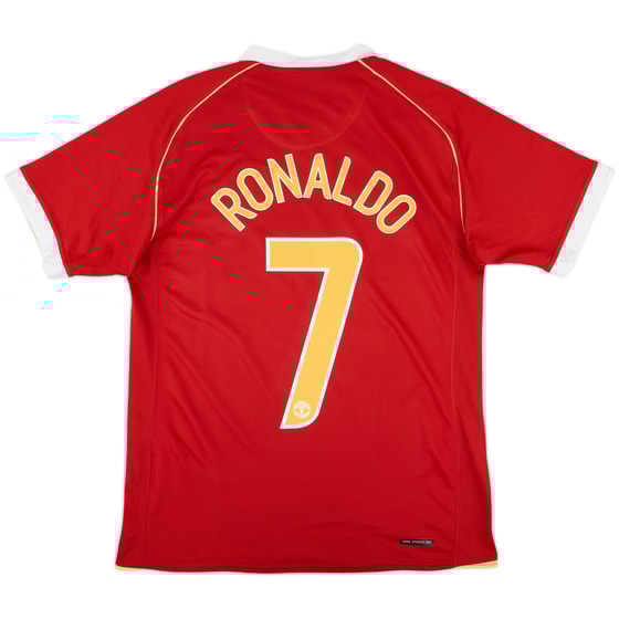 2006-07 Manchester United Home Shirt Ronaldo #7 - 8/10 - (S)