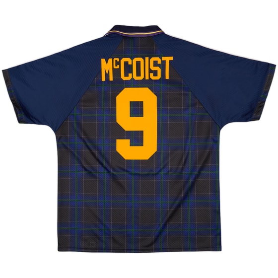 1994-96 Scotland Home Shirt McCoist #9 - 8/10 - (XL)