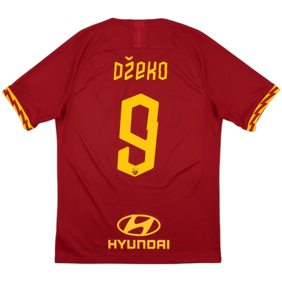 2019-20 Roma Home Shirt Dzeko #9 - 8/10 - (M)