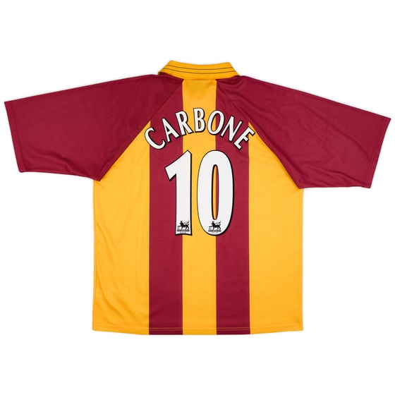 1999-01 Bradford Home Shirt Carbone #10 - 9/10 - (XL)