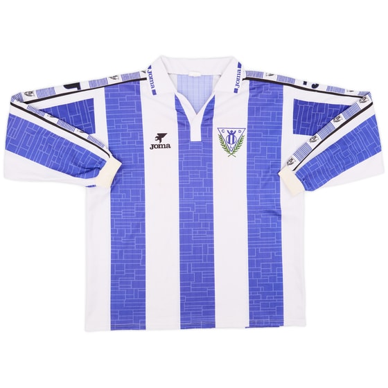 1996-97 CD Leganes Match Issue Home L/S Shirt #15