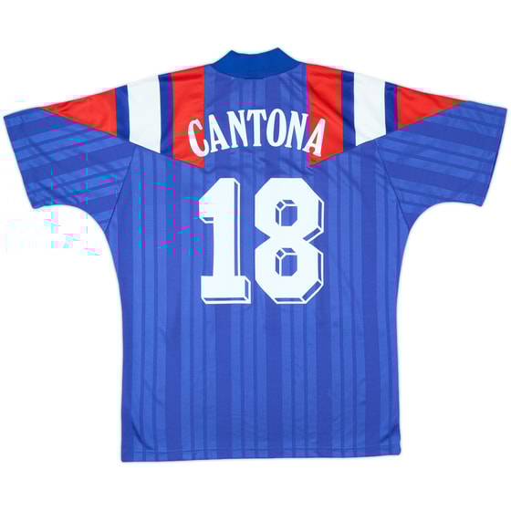 1992-94 France Home Shirt Cantona #18 - 9/10 - (L/XL)