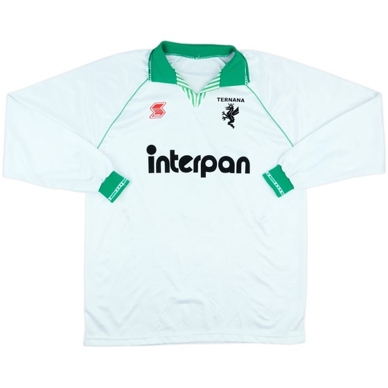 1990-91 Ternana Match Issue Away L/S Shirt #8