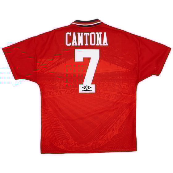 1994-96 Manchester United Home Shirt Cantona #7 - 10/10 - (L)