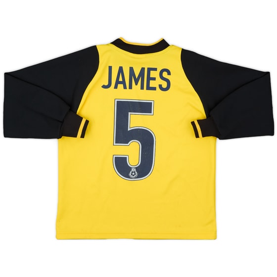2003-04 Stoke GK Shirt James #5 - 6/10 - (S.Boys)