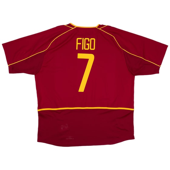 2002-04 Portugal Home Shirt Figo #7 (XXL)