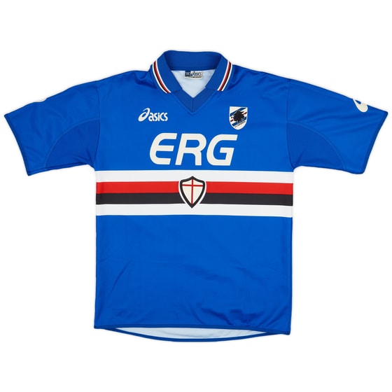1990 1991 Asics Sampdoria Training shirt