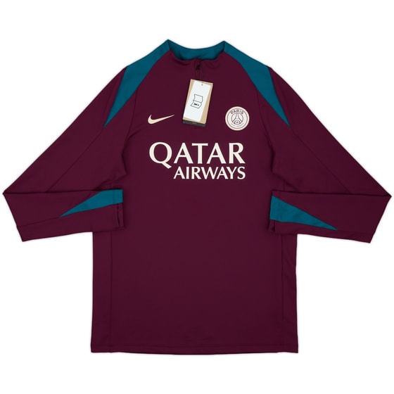 2024-25 Paris Saint-Germain Nike 1/4 Zip Drill Top (M)