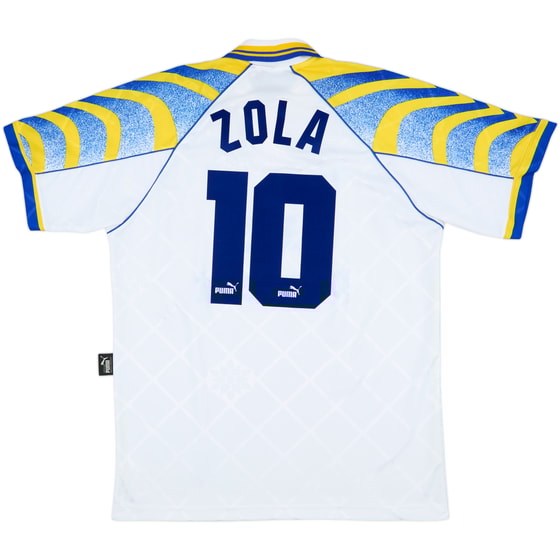1995-97 Parma Home Shirt Zola #10 - 8/10 - (XXL)