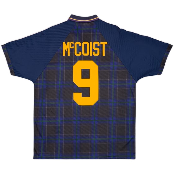 1994-96 Scotland Home Shirt McCoist #9 - 8/10 - (XL)