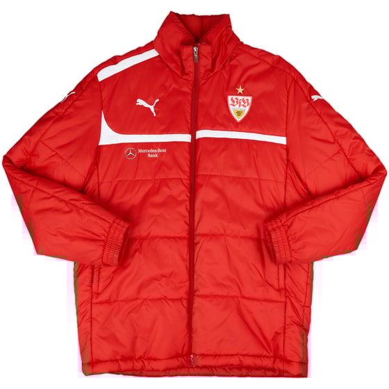 2013-14 Stuttgart Puma Padded Bench Coat - 9/10 - (M)