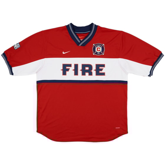2000-02 Chicago Fire Home Shirt - 10/10 - (XL)