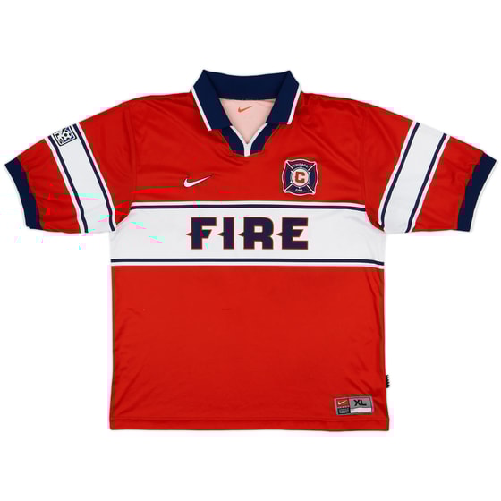 1998-00 Chicago Fire Home Shirt - 8/10 - (XL)