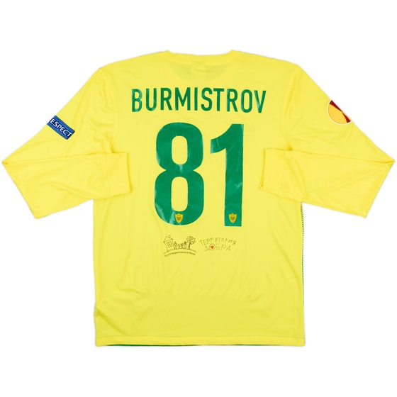 2013-14 Anzhi Makhachkala Match Issue Europa League Home L/S Shirt Burmistrov #81