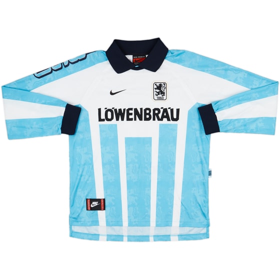 1996-97 1860 Munich Home L/S Shirt - 9/10 - (M)