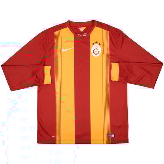 2014-15 Galatasaray Home L/S Shirt - 10/10 - (L)